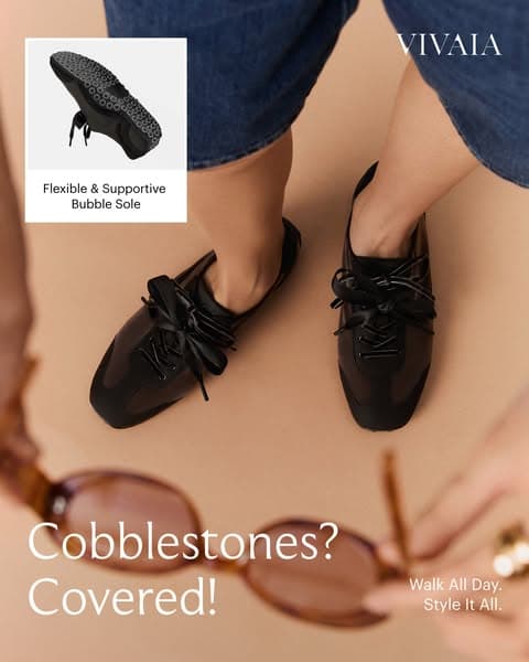 Cobblestones? Covered! Walk All Day