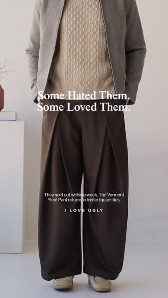 RESTOCKED | Vermont Pleat Pant