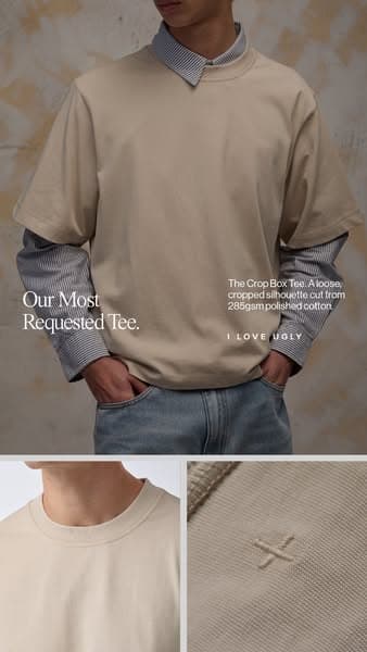 NEW SEASON COLOURS | Crop Box Tee