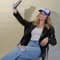 Social Media Girlie with Camp Snap Camera