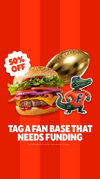 50% off your next order