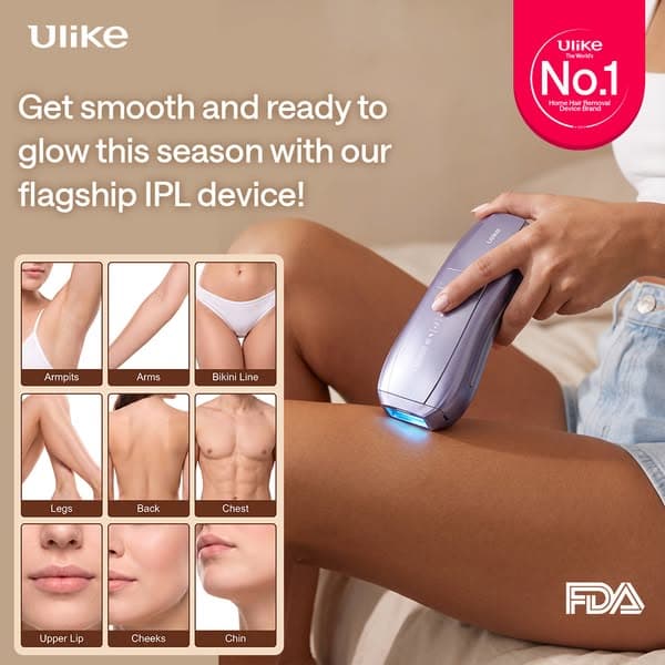 Ulike Air 10™ Official | At-Home IPL Laser Hair Removal Device
