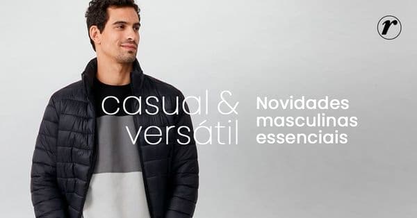 Moda masculina é na Renner!