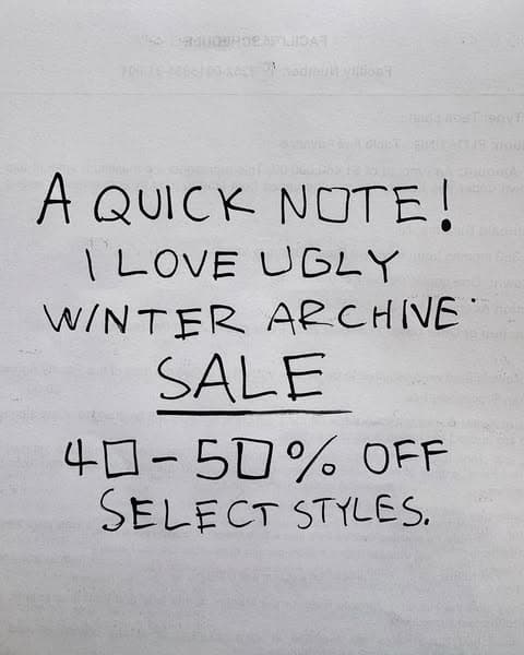 40–50% OFF SELECTED ITEMS