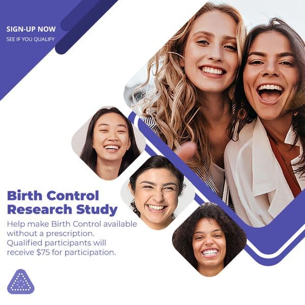 Over-the-counter Birth Control. Health insurance is not required.