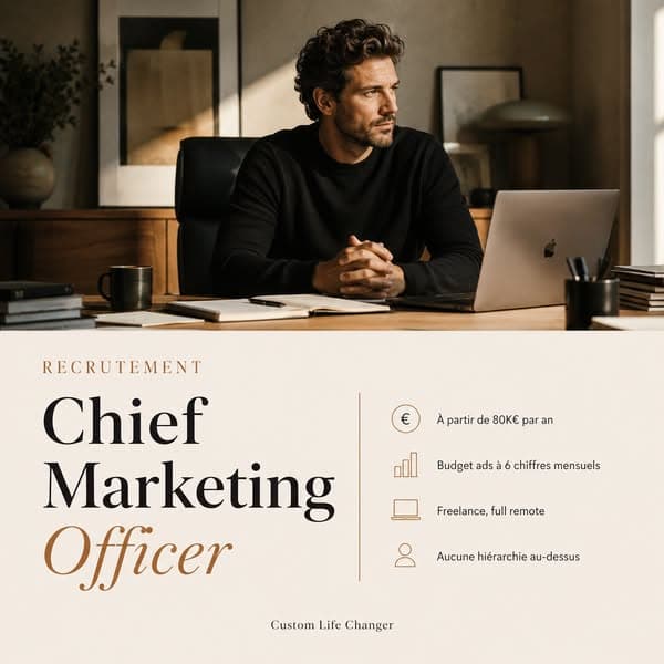 CMO · Remote - Budget ads 6 chiffres