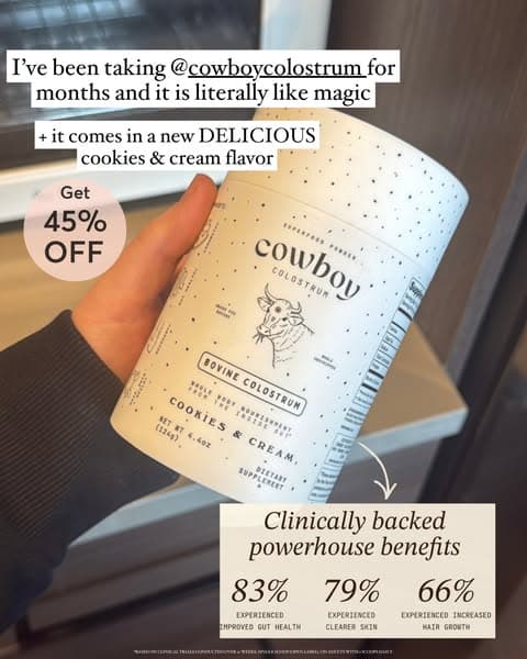 45% Off. Clinically Backed. Actually Noticeable.