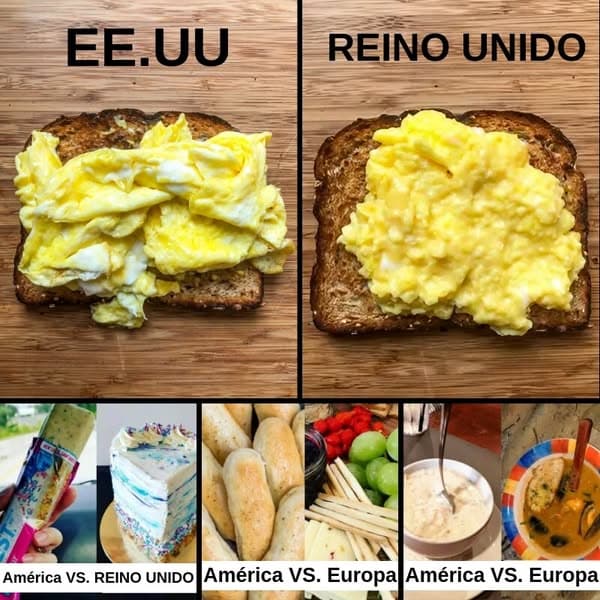 Comidas americanas muy queridas que no son iguales en otros países