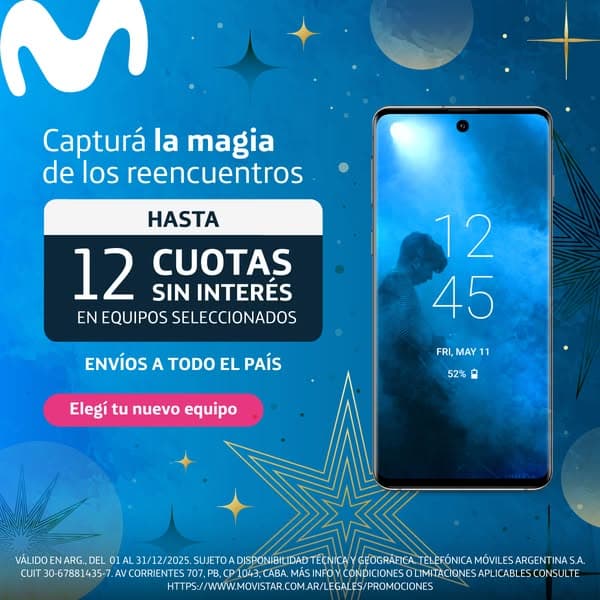 Aprovechá 12 cuotas s/ interés