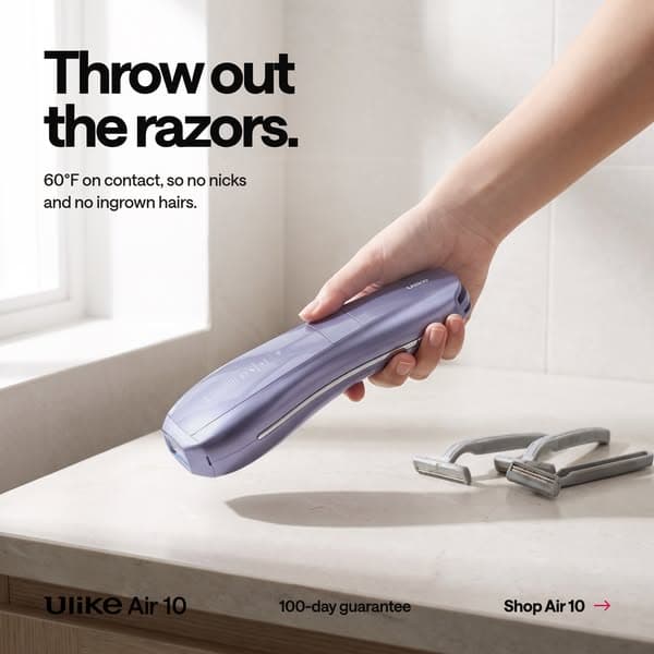 Say Goodbye to Hair - Shop Ulike Air10’s Fast & Painless Hair Removal Now!