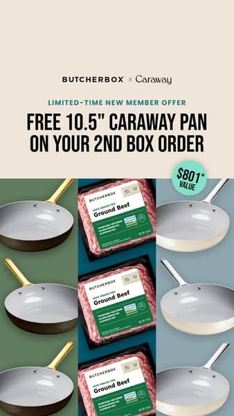 Free Ground Beef For LIFE and Caraway Pan!