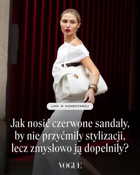 Czerwone sandały