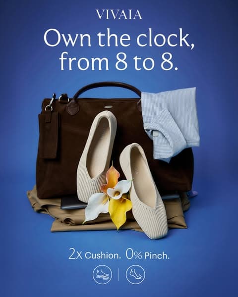 2X Cushion. 0% Pinch. All Day Yours.