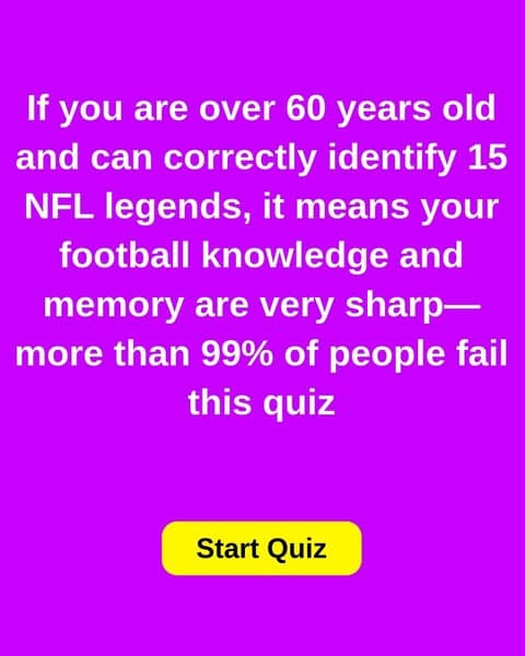 Think You Can Name Every NFL Legend? Prove It Here