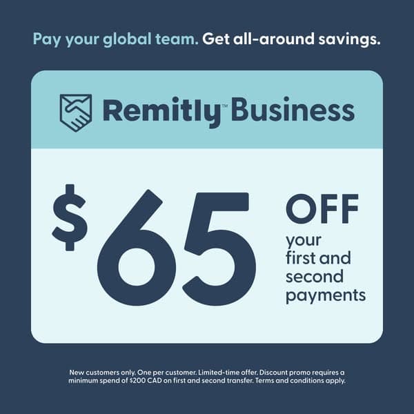 Pay your global team and save $130