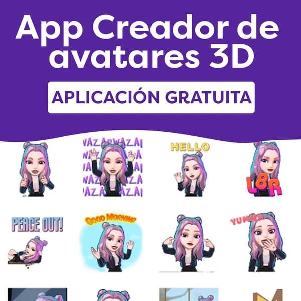 Crear avatar 3D, App...