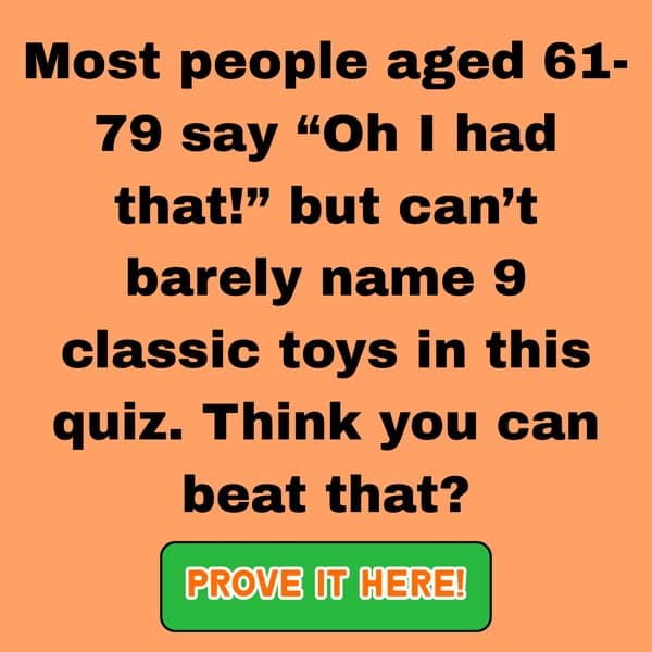 Vintage Toys Quiz