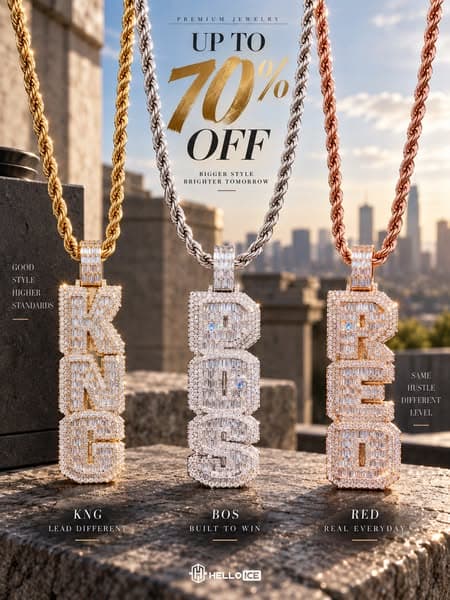 ✨ Custom Letter Pendant — Wear Your Name, BOGO Free!