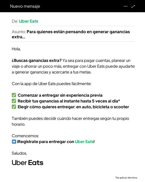 Regístrate y genera ganancias