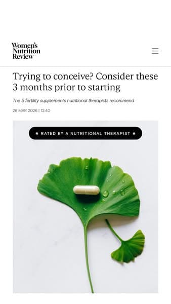 Nutritional Therapist Reveals Top Fertility Support Picks