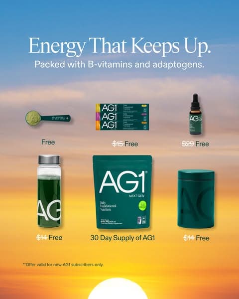 Get Your FREE AG1 Welcome Kit Today**