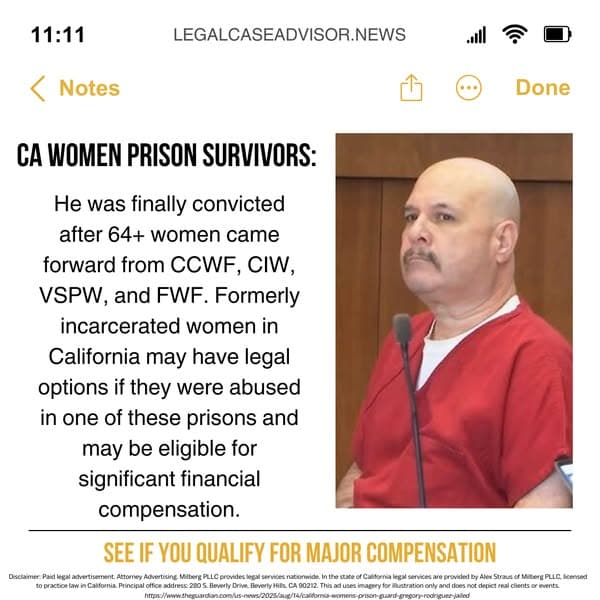Millions Paid to Abused Inmates in CA