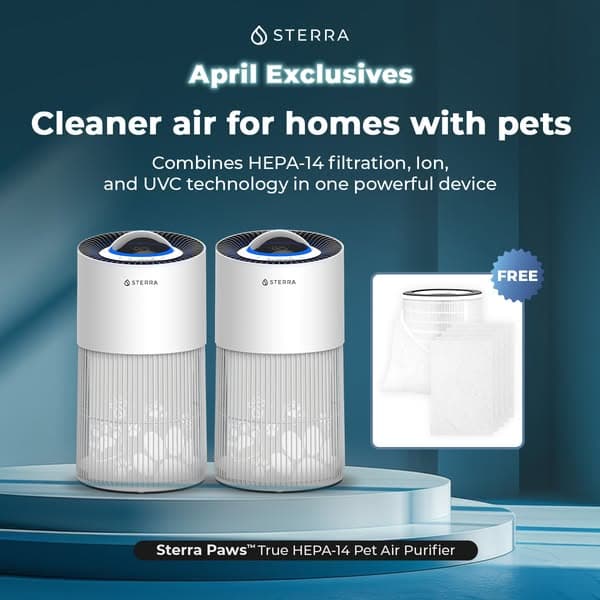Buy 2 Paws Air Purifiers, Get Free Filters 🎁