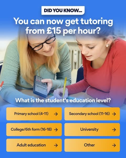 Find expert tutors in minutes