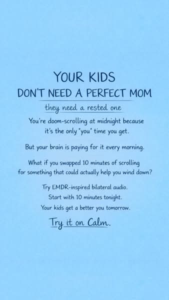 Find support for parenting burnout that works for you 💙 Try EMDR-inspired audio tonight