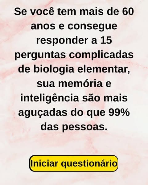 Faça agora o quiz de biologia do ensino fundamental 👉 👉 👉