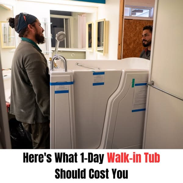 Here’s What a 1-Day Walk-in Tub Should Cost You