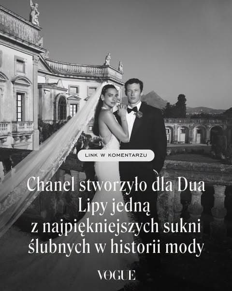 Suknia ślubna Chanel Dua Lipy to dzieło Matthieu Blazy'ego, które powstawało 1155 godzin