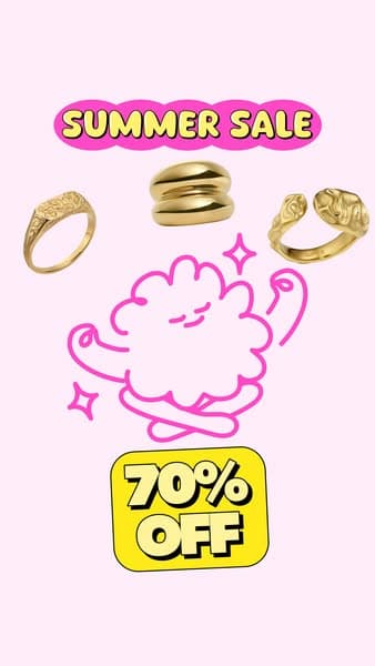 ☀️ SUMMER SALE 70% OFF