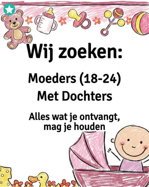 Opgelet: Moeders in Nederland! Schrijf u vandaag nog in!