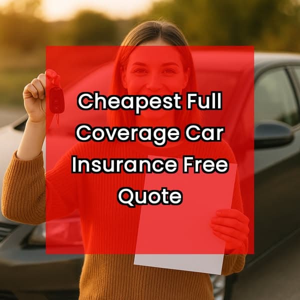 Cheapest Full Coverage Car Insurance Free Quote