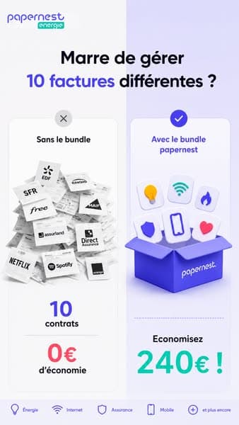 papernest : regroupez vos contrats.