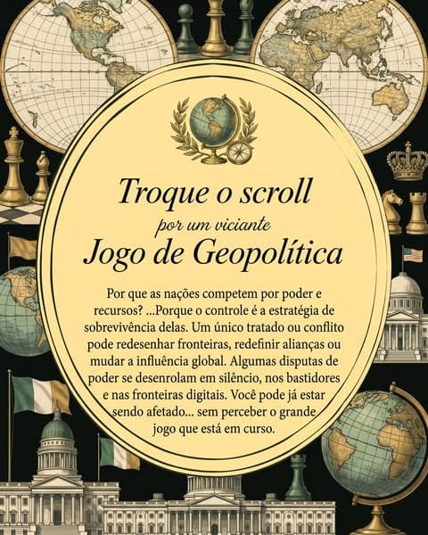 Geopolítica de um jeito fácil! 🌍