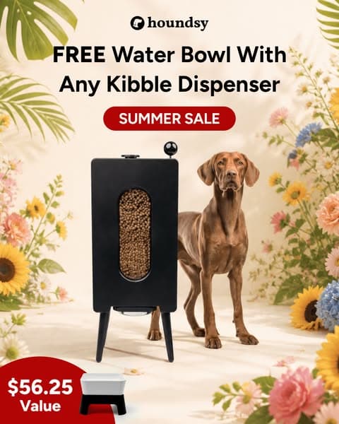 FREE Water Bowl with Every Dispenser ($56.25 Value)