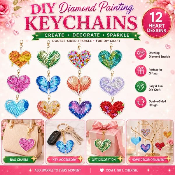 ✨ Sparkling Diamond Charms Full of Creativity & Shine