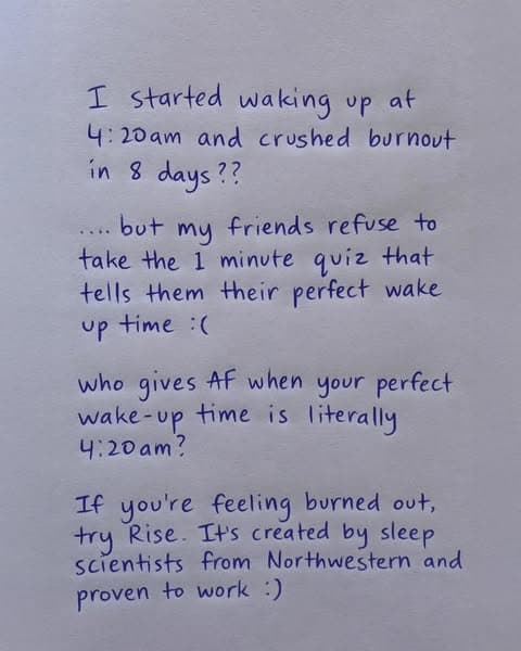 Take the sleep quiz 😴