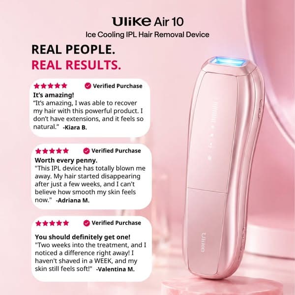 Say Goodbye to Hair - Shop Ulike Air10’s Fast & Painless Hair Removal Now!