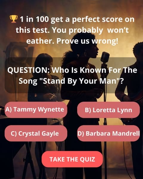 Country Music Legends: Match the Song to the Singer