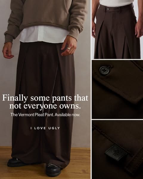 NEW | Vermont Pleat Pant