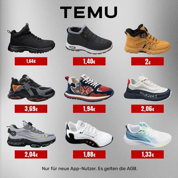 Tolle Angebote bei Temu