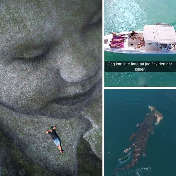 32+ spännande och intressanta ögonblick fångade av drönare