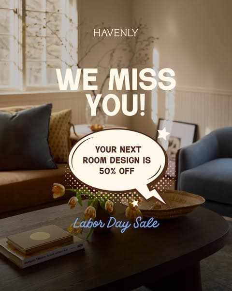 50% Off Interior Design Services