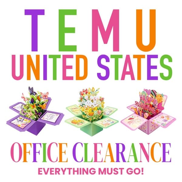 TEMU’s office sale is on