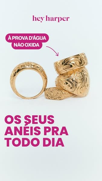 Anéis à prova d'água 💦