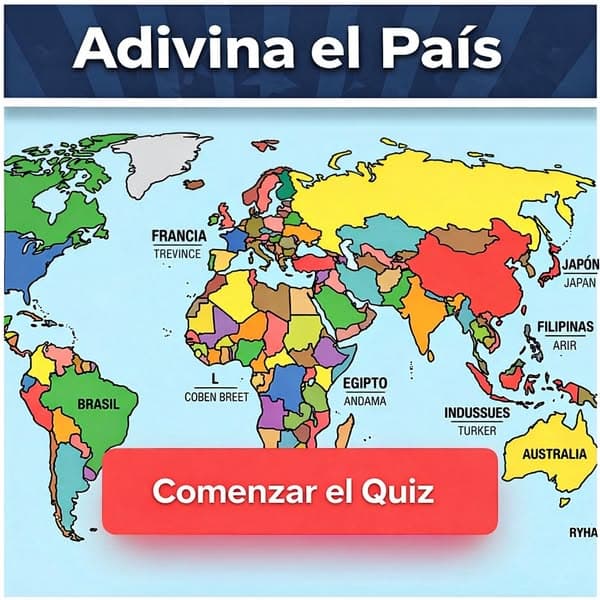 ¿Puedes adivinar estos países con sólo 2 palabras?