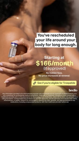 Tirzepatide Plan for $166 per Month